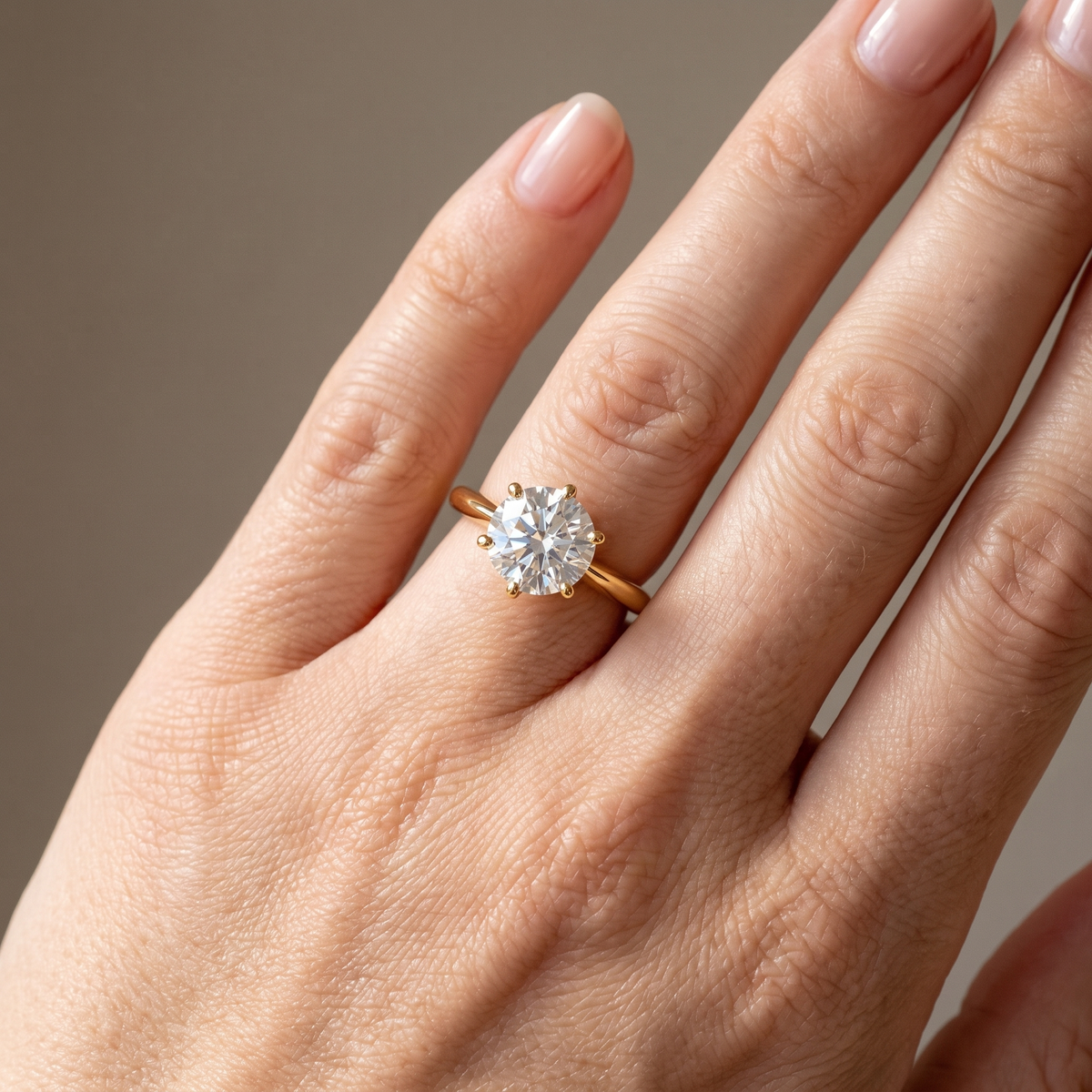 Prima Ring worn on hand