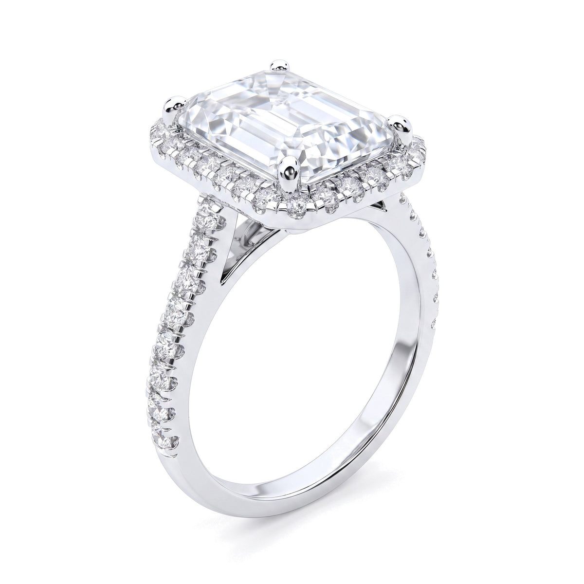 Smeraldo Angelo Ring - three-quarter angle view