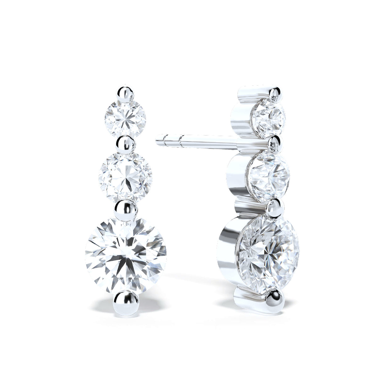 Trio Stud Earrings