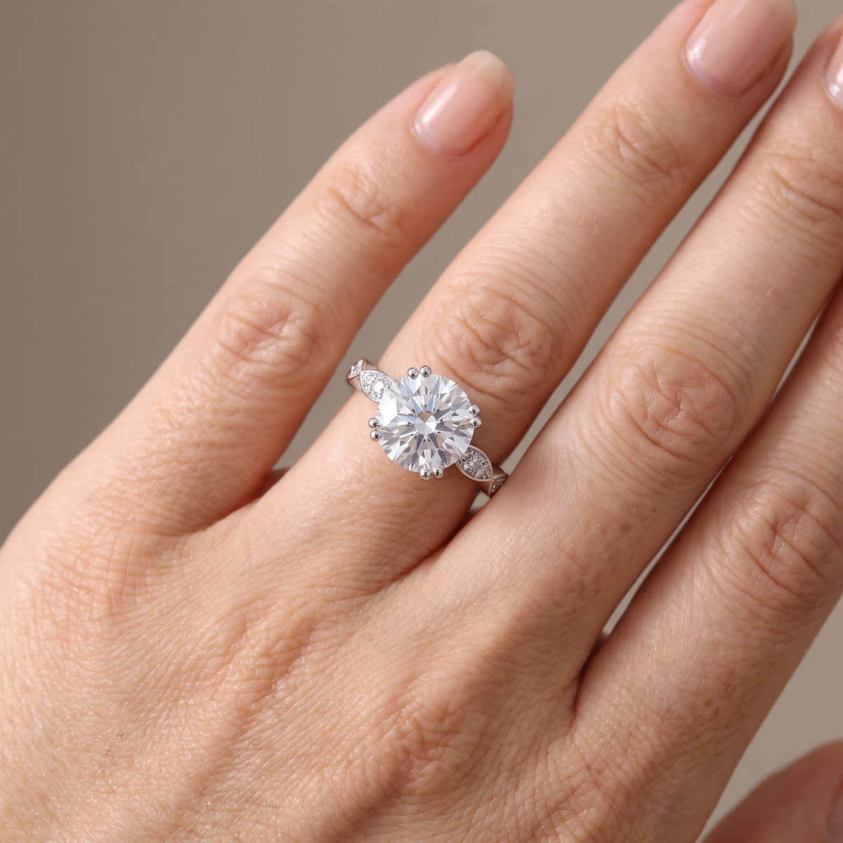 Prima Ala Ring worn on hand