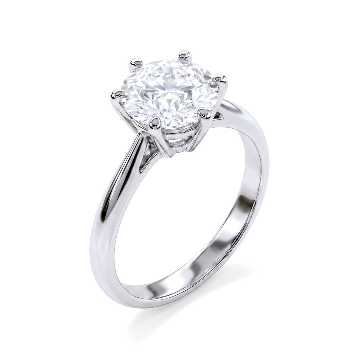 Eterna Ring silver - three-quarter angle view