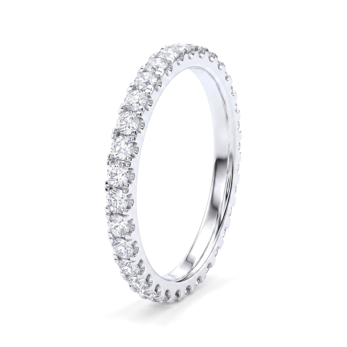 Eternita Full Band Ring - three-quarter angle view