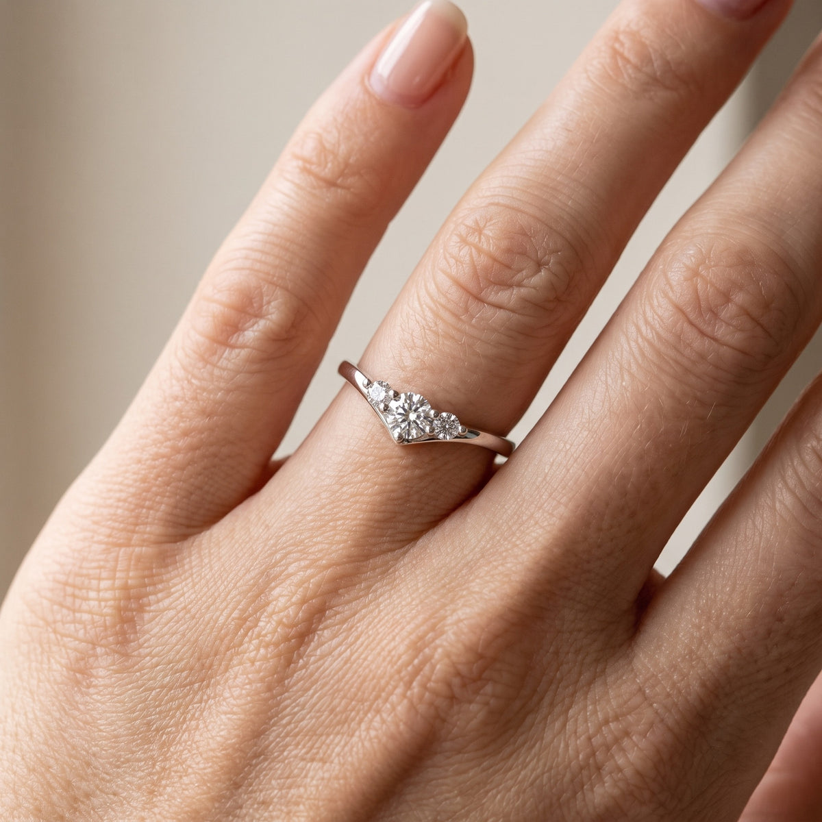 Vittoria Ring worn on hand